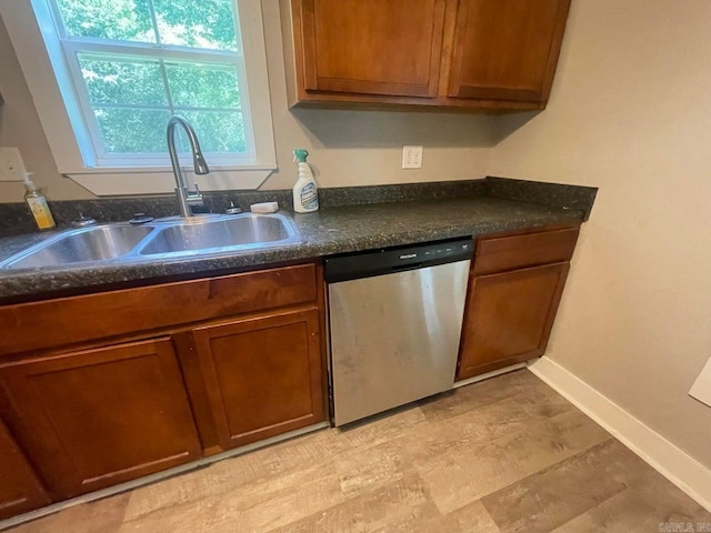 kitchen featuring sink and stainless steel dishwasher