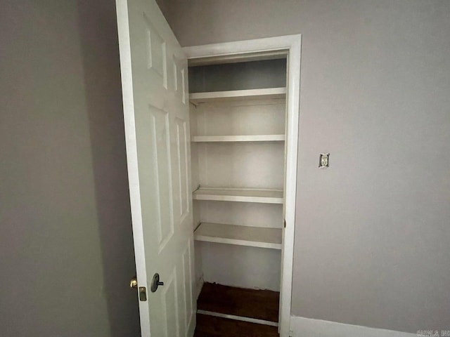 view of closet