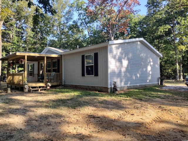 view of property exterior