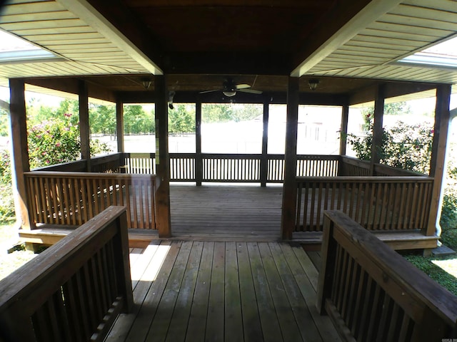1105 Crescent Dr, Mena, AR 71953 - view of wooden deck