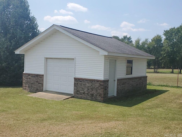 1105 Crescent Dr, Mena, AR 71953 - view of detached garage