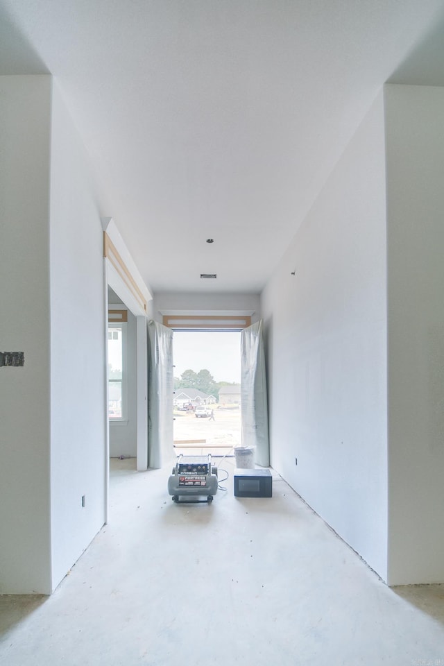 view of unfurnished living room