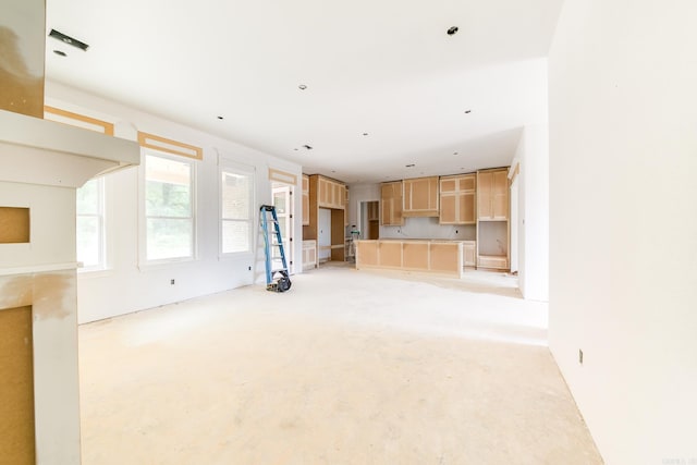 view of unfurnished living room