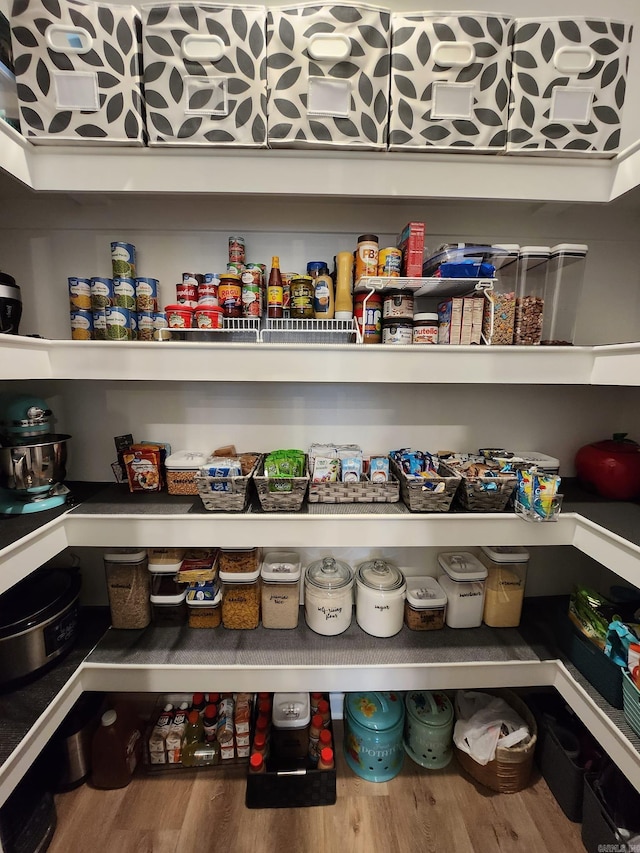 view of pantry