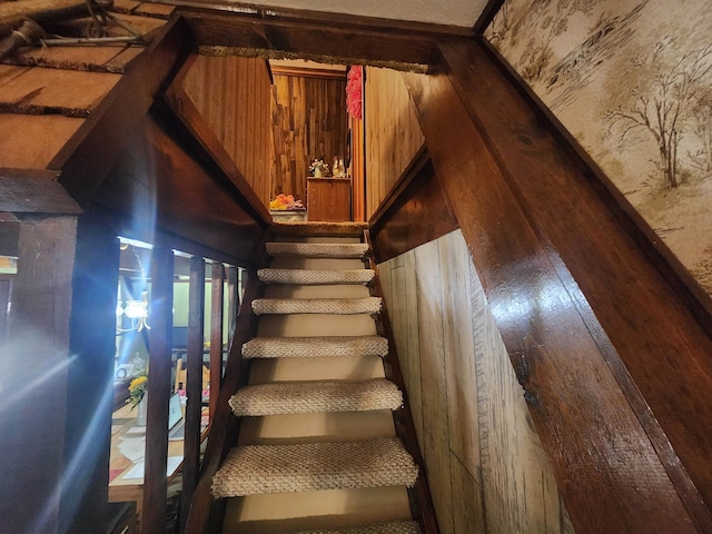 view of staircase