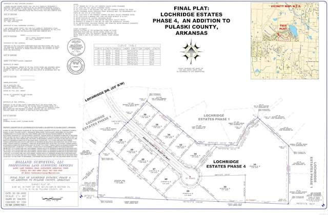 15105 Angus Ct, Little Rock AR, 72210 land for sale