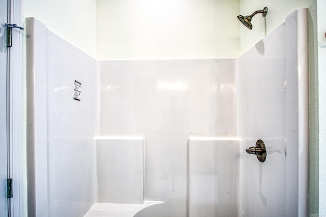 full bathroom with walk in shower