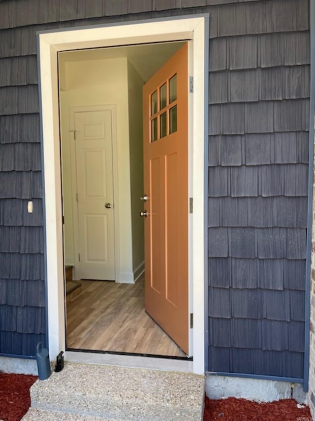 view of exterior entry