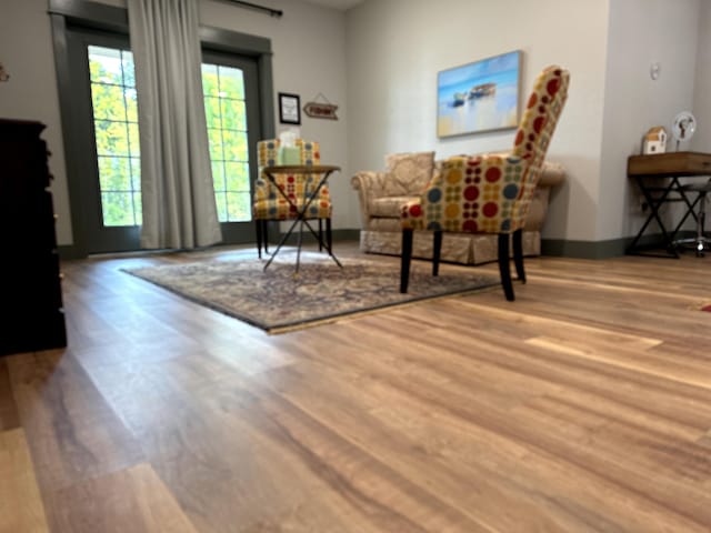 51 Yosemite Dr, Cherokee Village, AR 72529 - living area with wood finished floors and baseboards