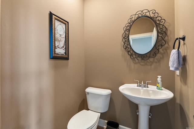 24 W Jericho Dr, Greenbrier, AR 72058 - bathroom with toilet and baseboards