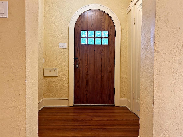 interior space featuring hardwood / wood-style flooring