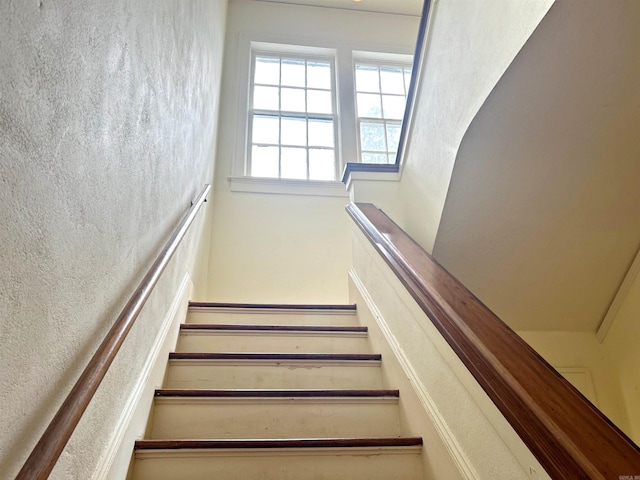 view of staircase