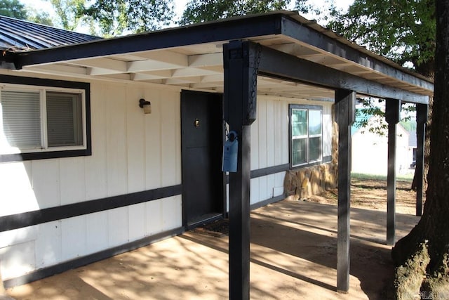 6 Fox Hill Rd, Greenbrier, AR 72058 - doorway to property with metal roof