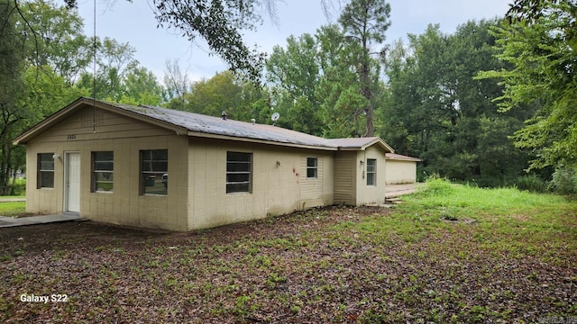 view of side of property