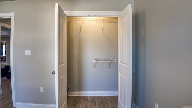 view of closet