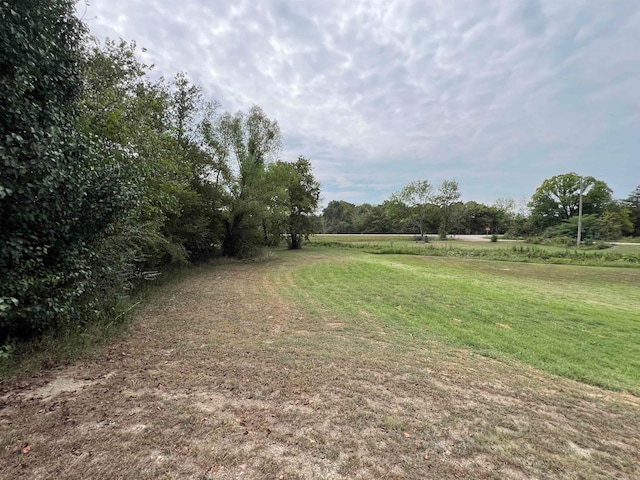 view of yard featuring a rural view