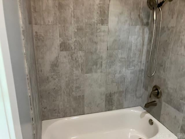 full bathroom with shower / bath combination