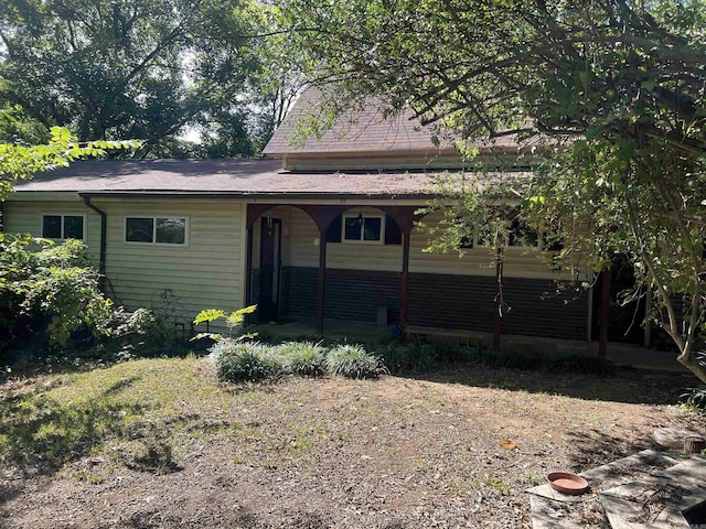 view of rear view of property
