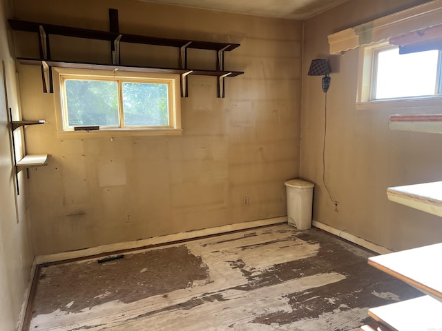 view of basement