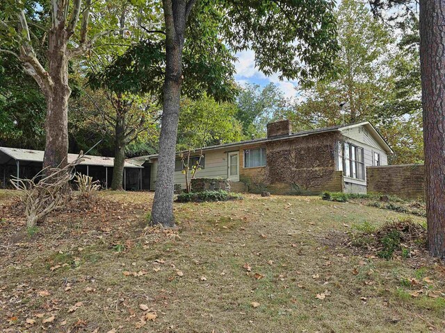 view of ranch-style house