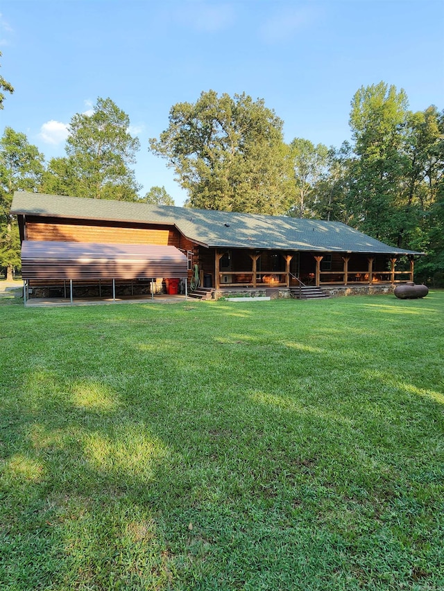 view of rear view of house