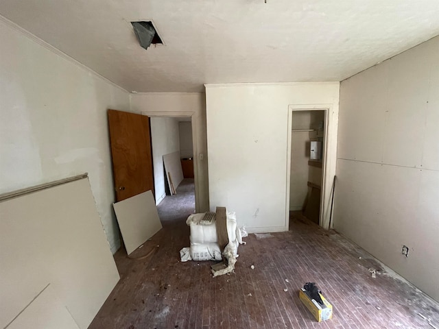 unfurnished bedroom featuring wood-type flooring