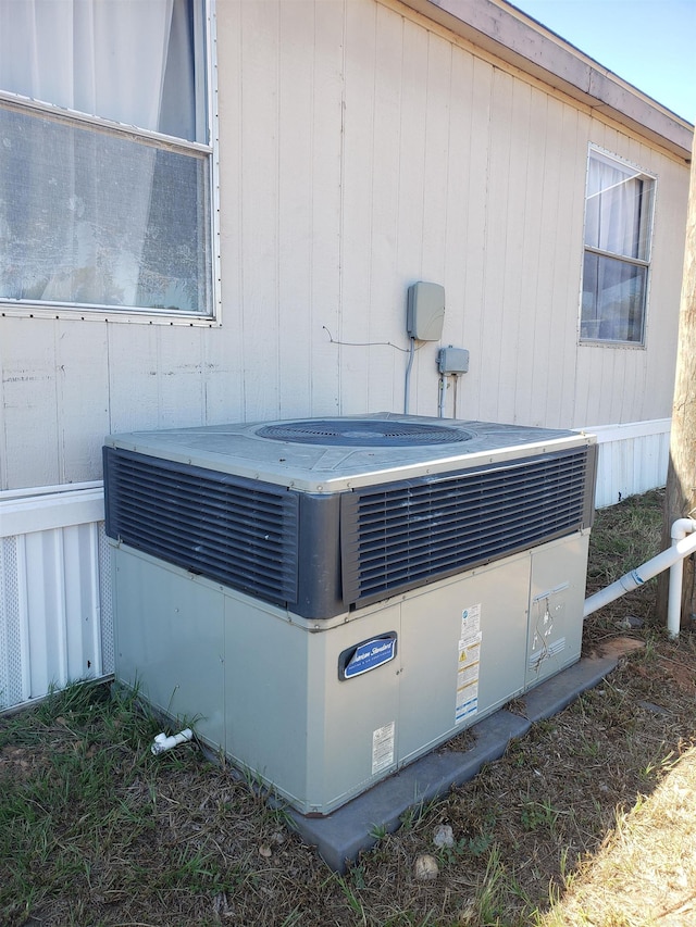 details featuring central air condition unit