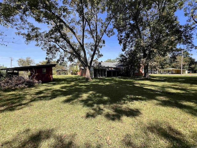 view of yard