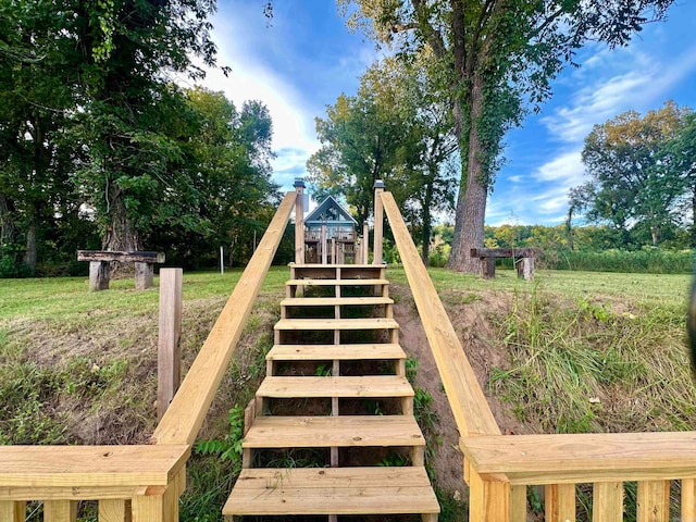 view of staircase