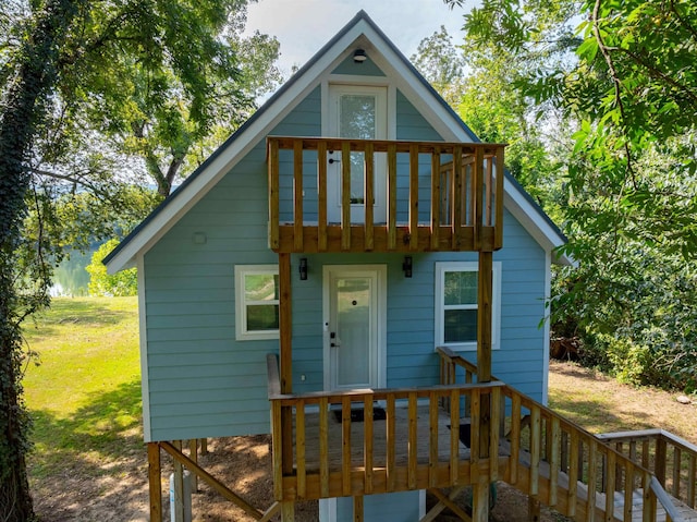 view of front of home