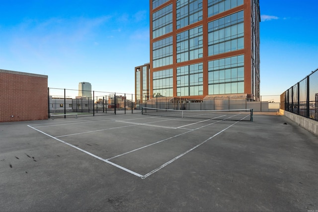 view of sport court