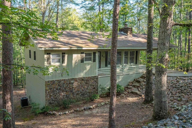 view of ranch-style home