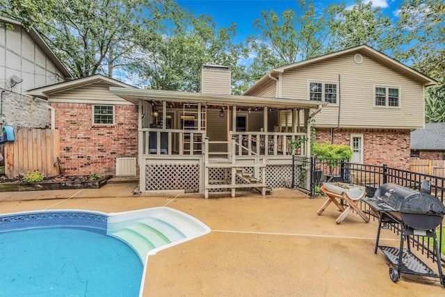 exterior space with a patio