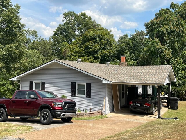 view of front of home