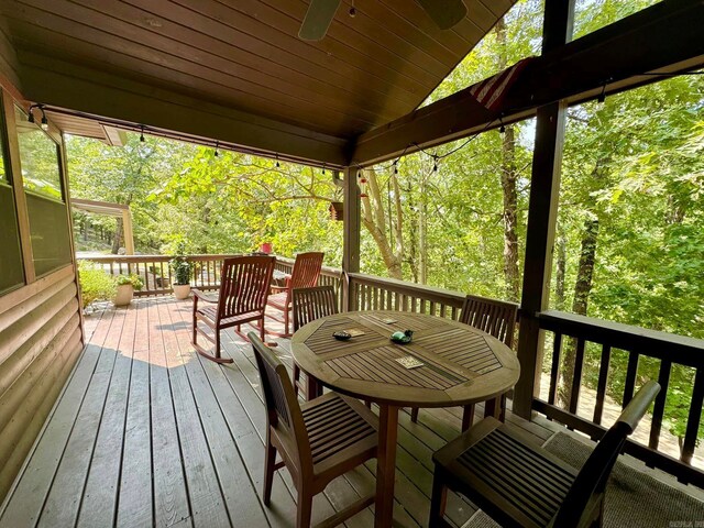 view of deck