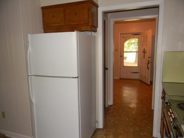 kitchen with white appliances