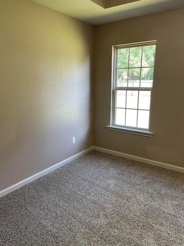 empty room with carpet flooring