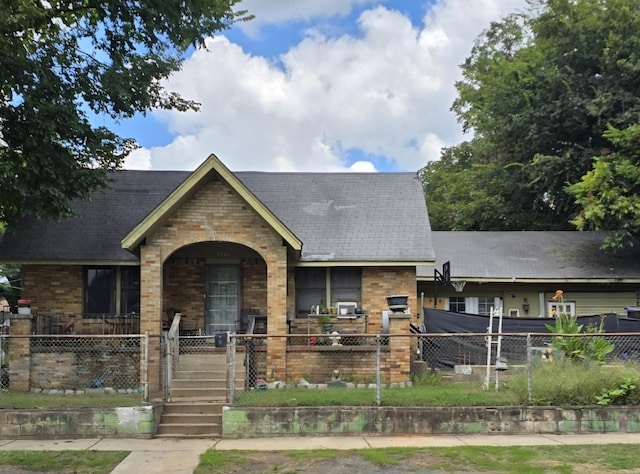 view of front of home with covered porch