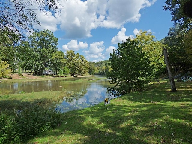 view of water feature