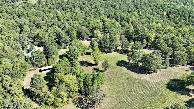 drone / aerial view with a rural view