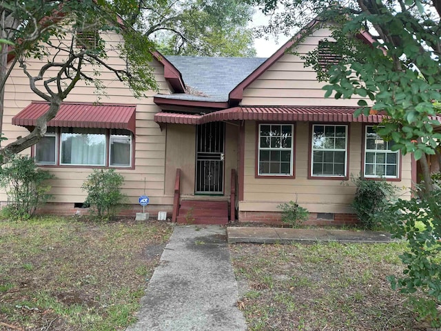 view of bungalow