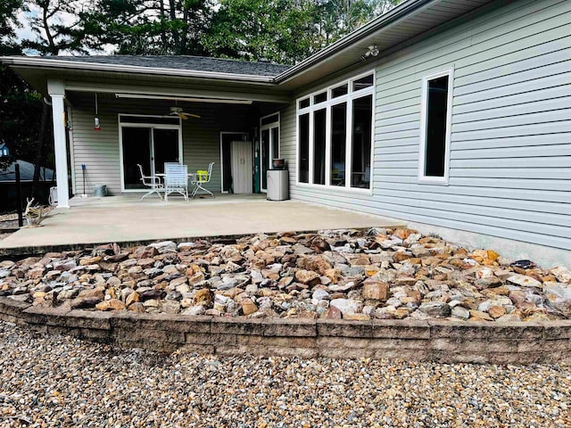 back of house featuring a patio