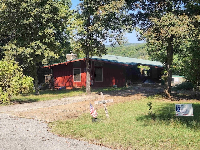 view of front of home