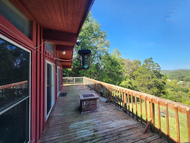 view of deck