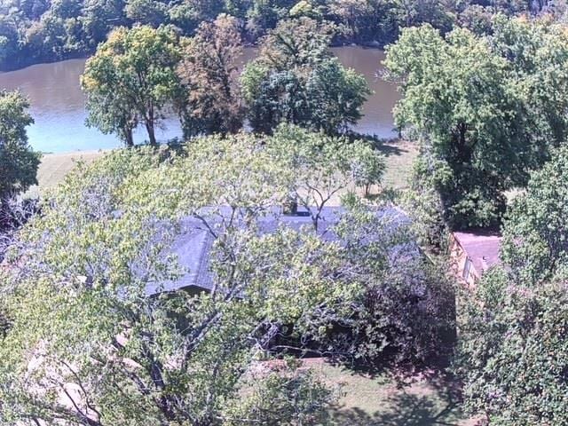236 N Riverview Ln, Mountain View, AR 72560 - aerial overview of property's location featuring a large body of water