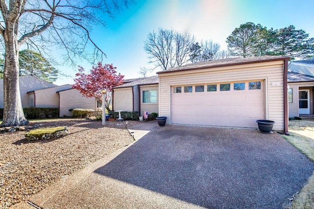 ranch-style house with a garage