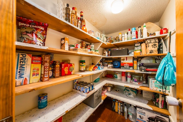 view of pantry