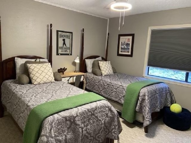 bedroom with carpet flooring