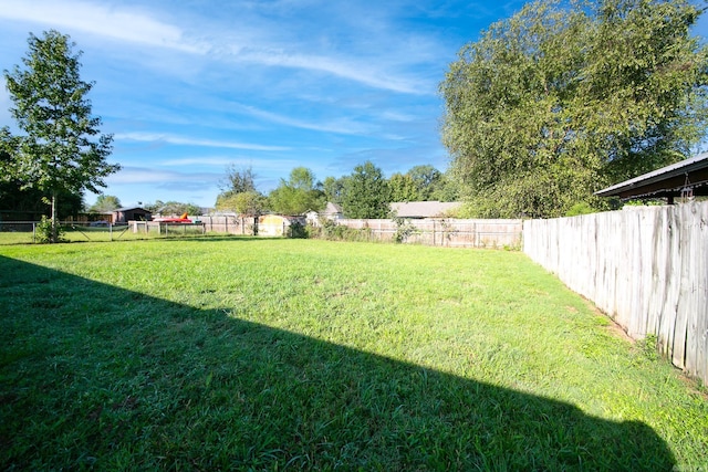 view of yard