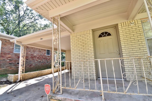 view of entrance to property